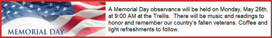 Memorial Day banner